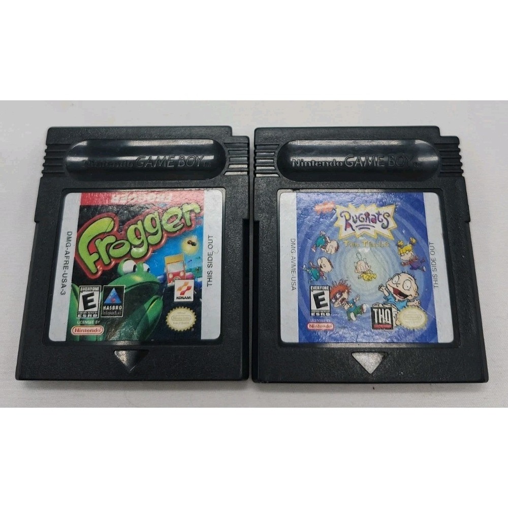 Gameboy Color Games Frogger And Rugrats